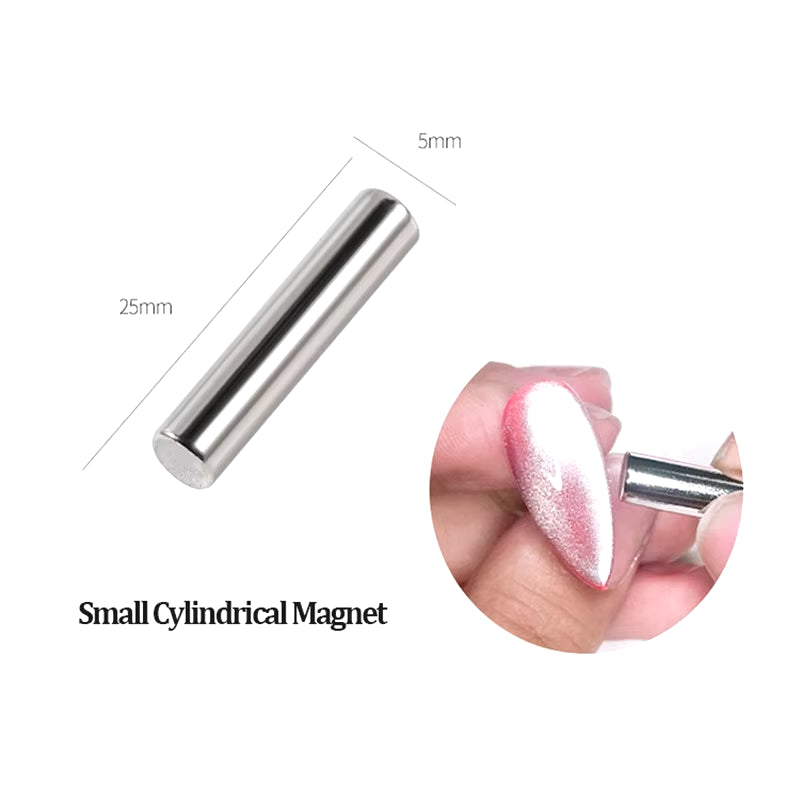 Dual-Ended Magnetic Stick for 3D Cat Eye UV Gel Polish - Multi-Functional Nail Art Tool for Manicuring and DIY Designs