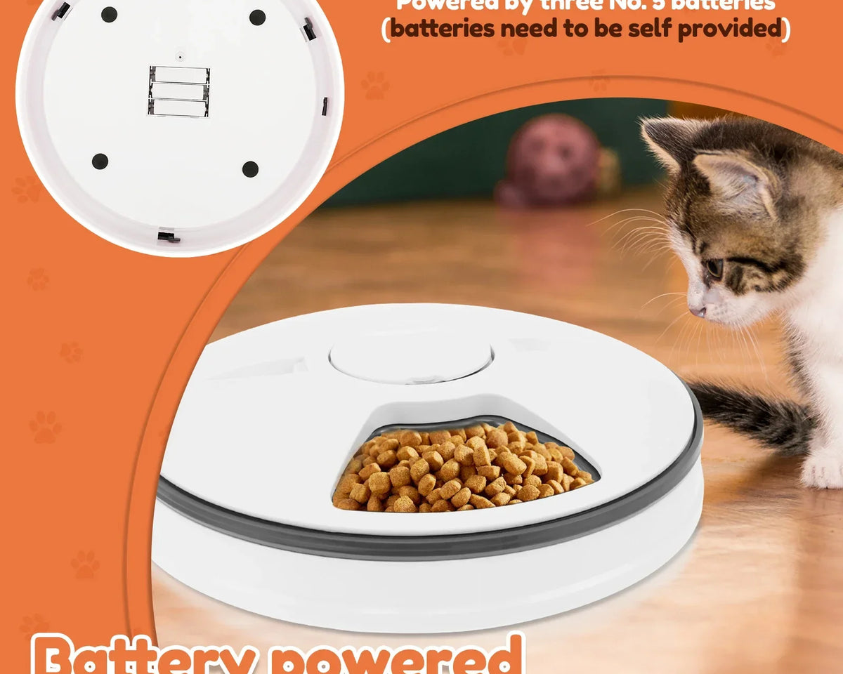 MealMate™ Automatic Pet Feeder 6 Meals