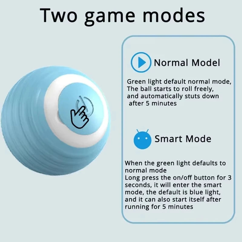Automatic Self-Moving Magic Ball for Cats and Kittens