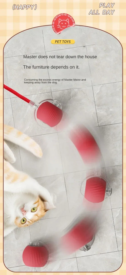 Self-Moving Electronic Toy for Cats and Kittens