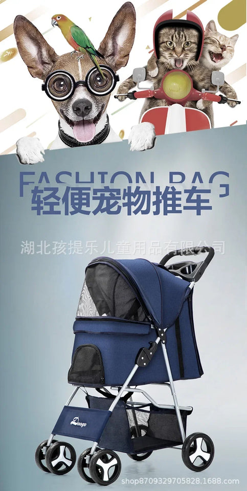 DTC-804 Portable Foldable Pet Cart