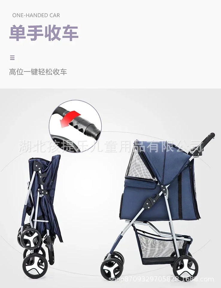 DTC-804 Portable Foldable Pet Cart