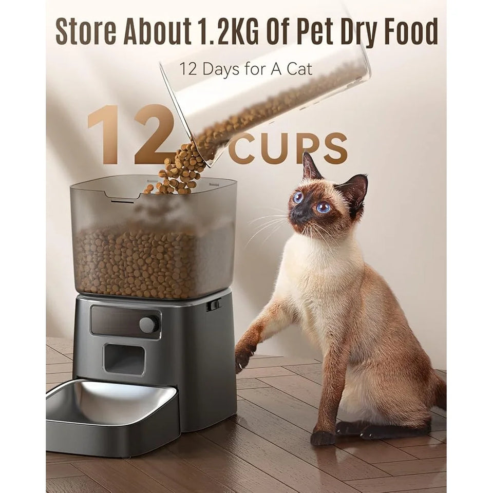 Automatic Pet Feeder with WiFi App Control