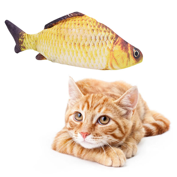 Realistic Moving Fish Pet Toy for Cats & Kittens