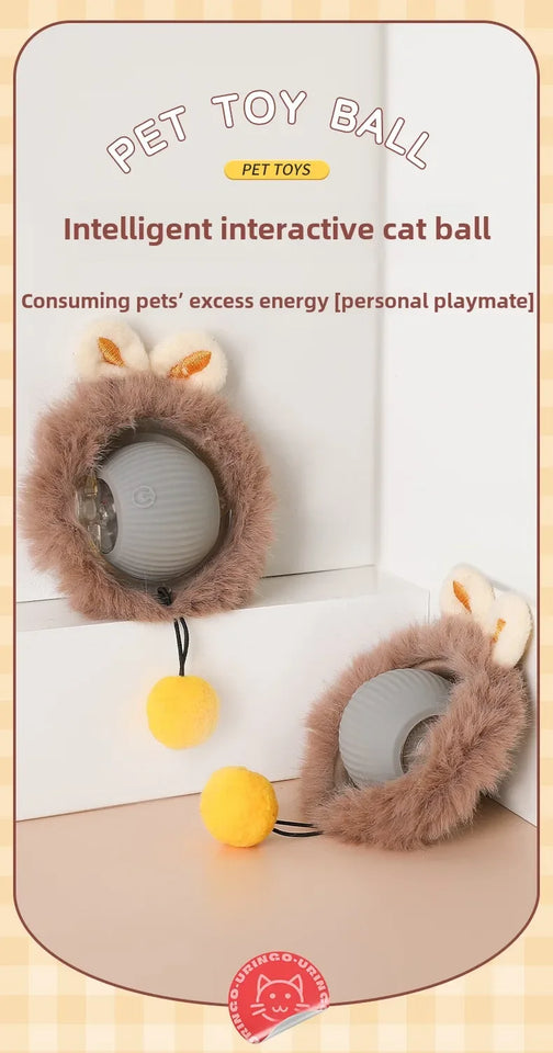 Self-Moving Electronic Toy for Cats and Kittens
