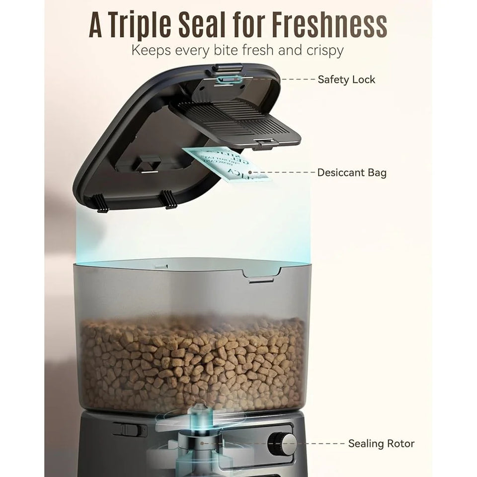 Automatic Pet Feeder with WiFi App Control