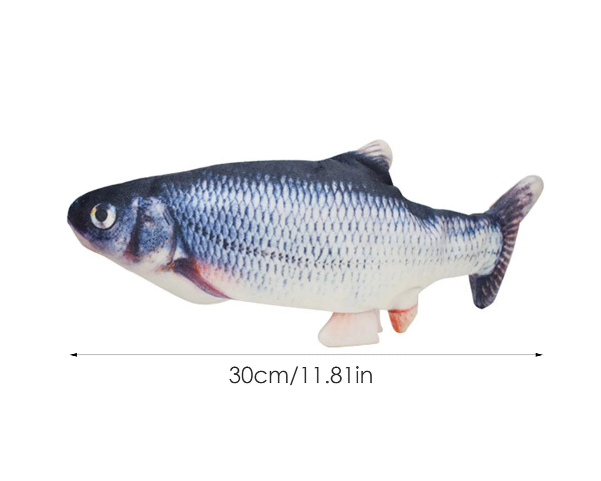 Realistic Moving Fish Pet Toy for Cats & Kittens