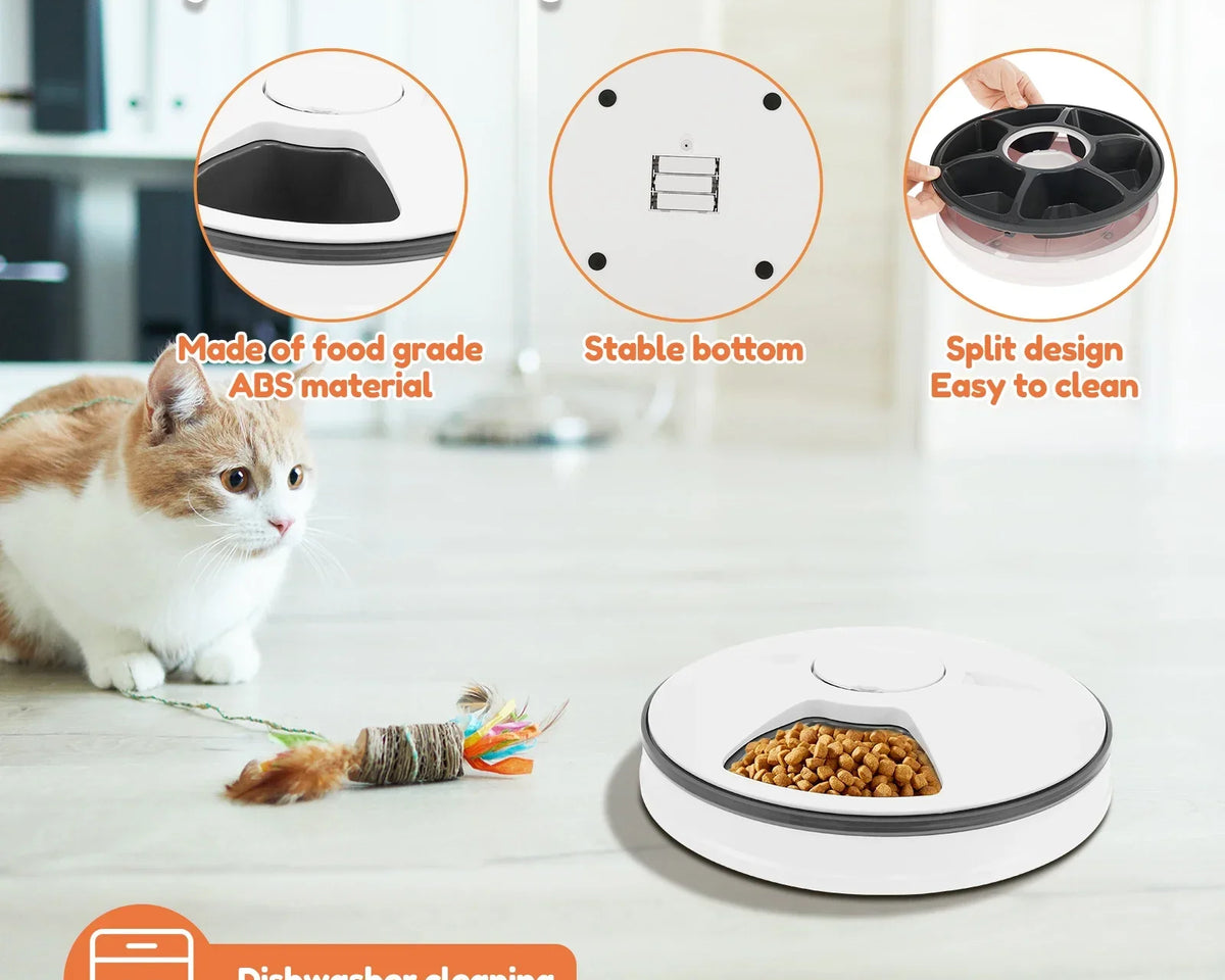 MealMate™ Automatic Pet Feeder 6 Meals