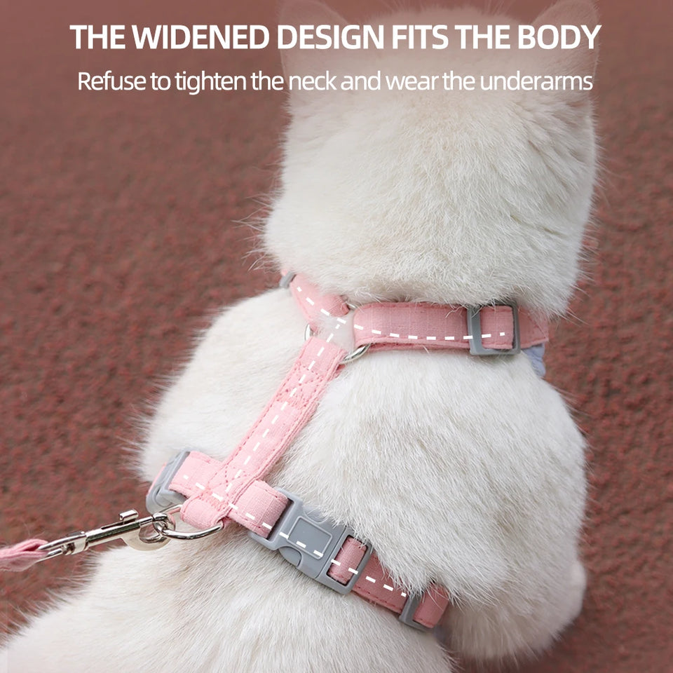 PurrFlex™ Cat Harness and Leash Walkwear Set