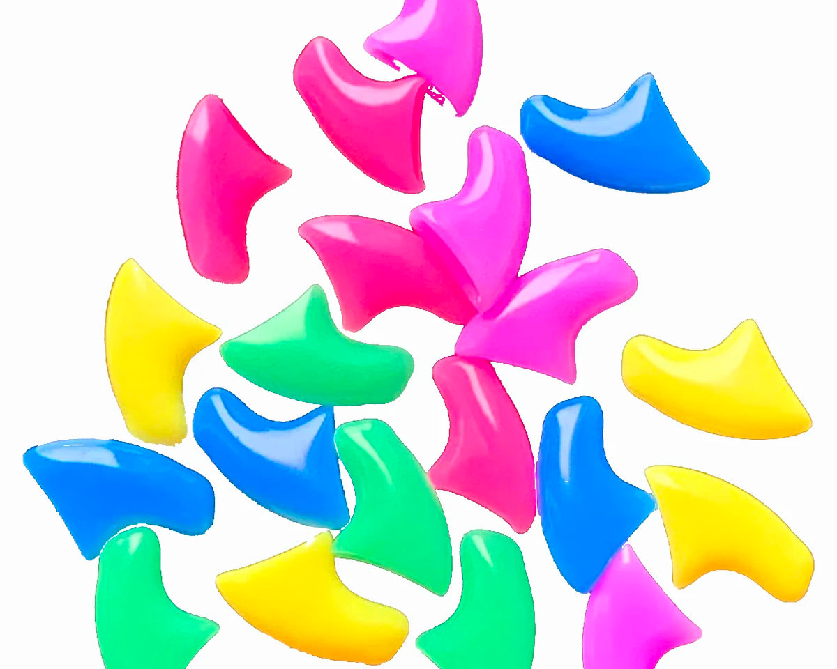 20PCS Pet Cat Nail Soft Claws Caps with Adhesive Glue & Applicator