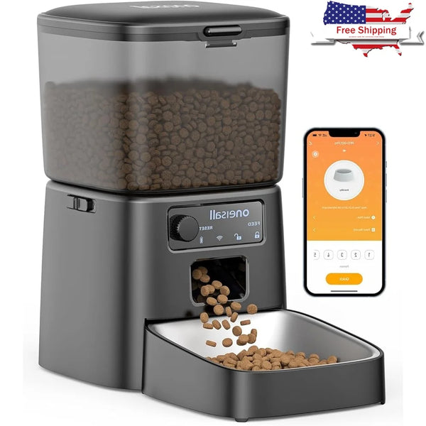 Automatic Pet Feeder with WiFi App Control