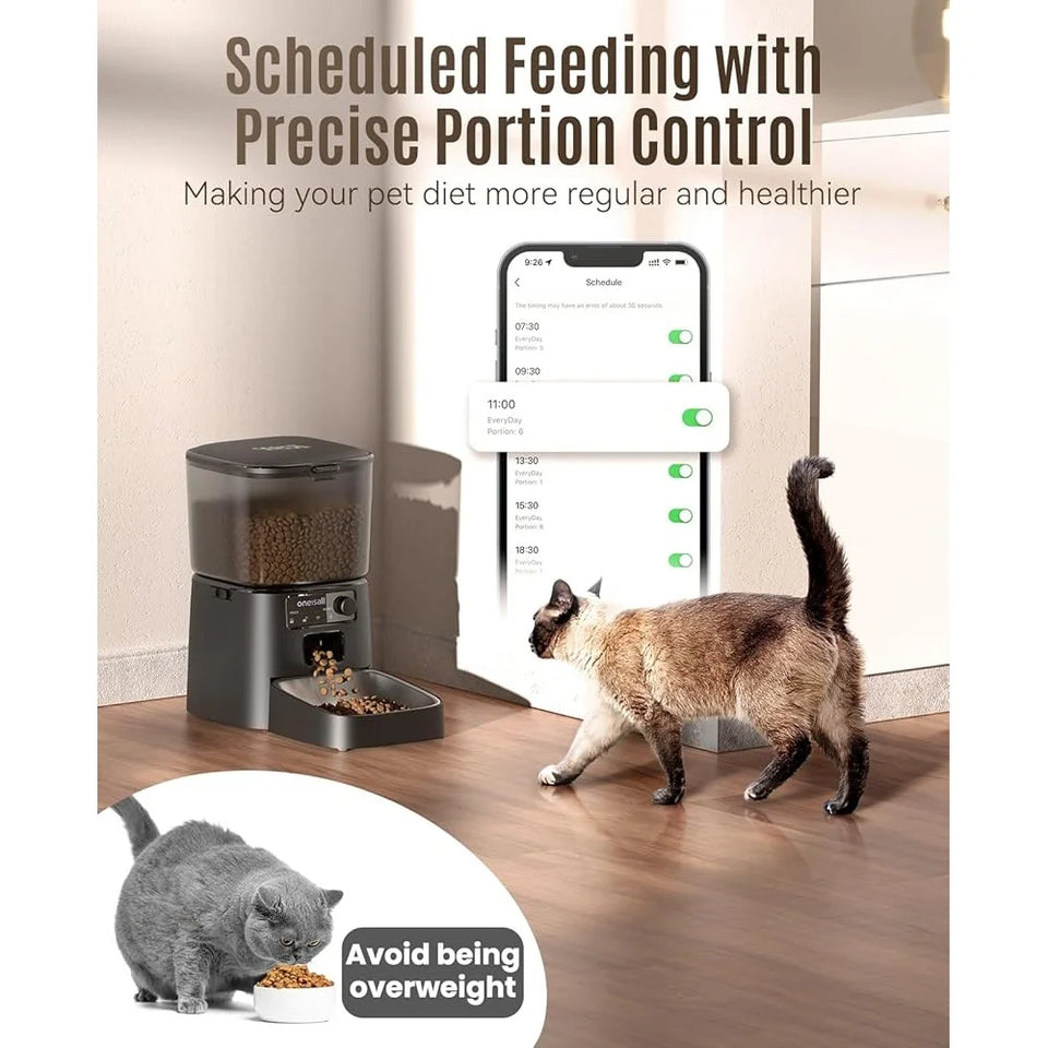 Automatic Pet Feeder with WiFi App Control