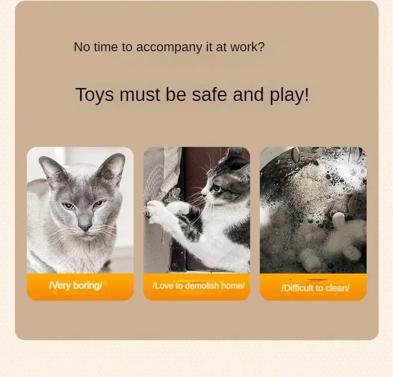 Self-Moving Electronic Toy for Cats and Kittens