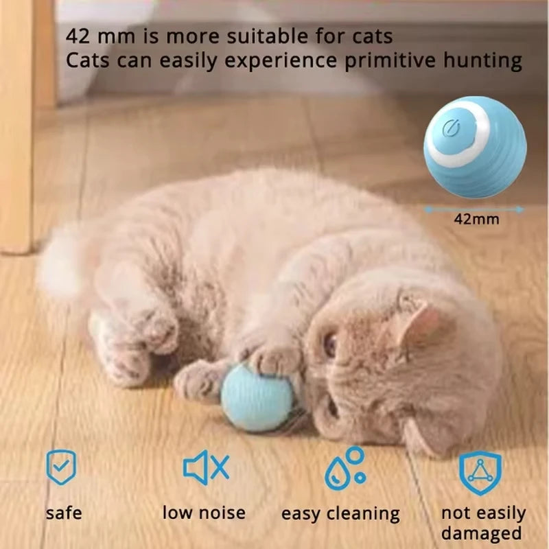 Automatic Self-Moving Magic Ball for Cats and Kittens