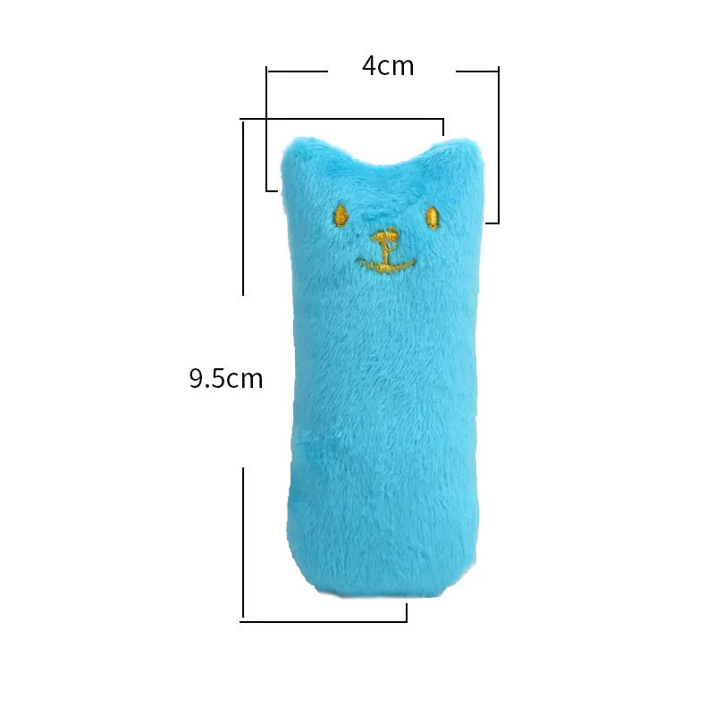 Teeth Grinding Catnip Toys – Interactive Plush Cat Chew Toy